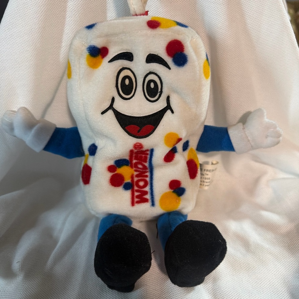 Vintage Wonder Bread Freddy the Fresh Guy Plush 1999 Snackin Friends